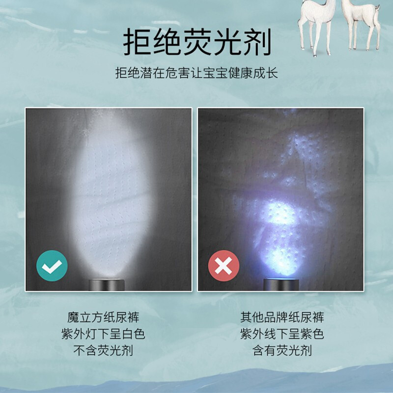 薇妙魔立方纸尿裤魔法棉超薄干爽大环腰男女宝宝通用尿不湿新生儿环腰裤