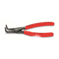 凯尼派克 KNIPEX 49 21 A21精密外卡簧钳(弯嘴,灰色,磷酸盐处理,防滑塑料套柄)19-60mm