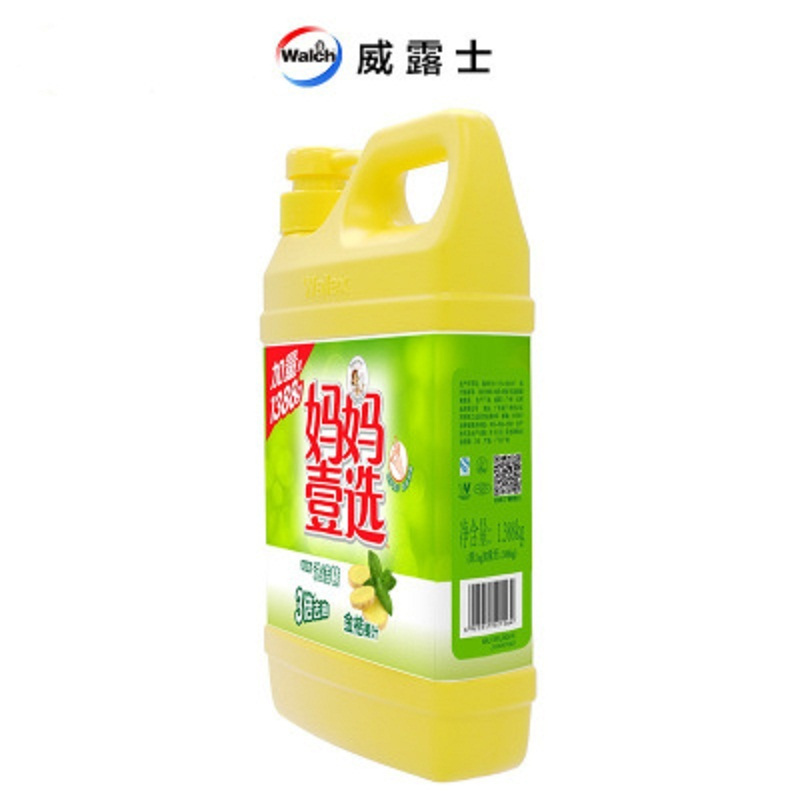 妈妈壹选 黄瓶洗洁精 金桔姜汁 1.388kg (单位:瓶)