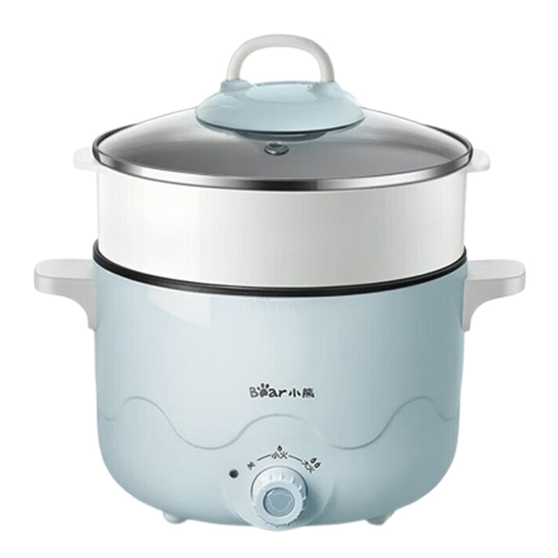 小熊电火锅2.5L家用多功能一体配蒸笼DRG-C18N5