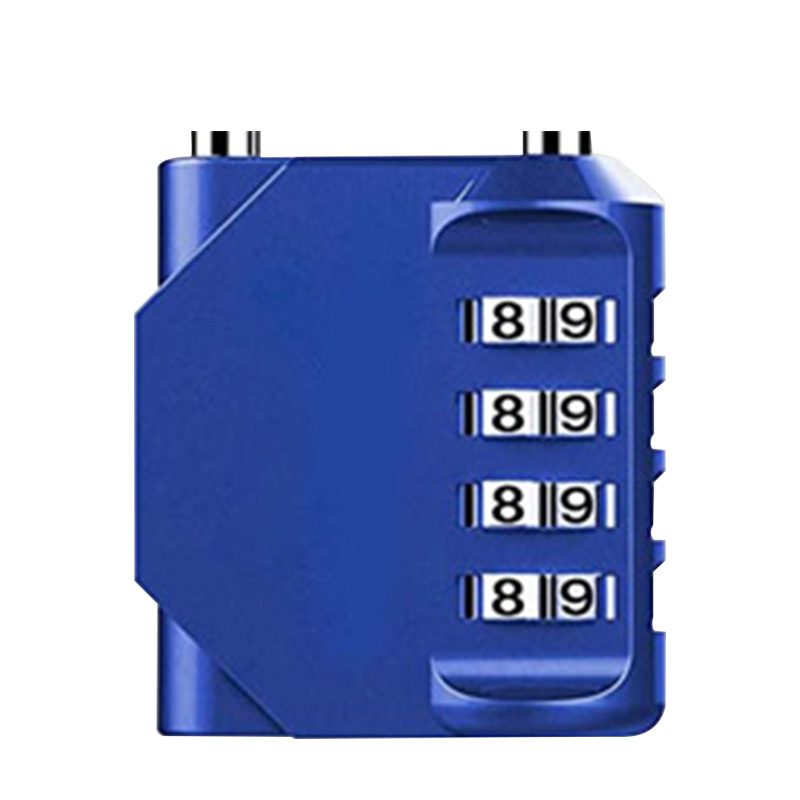 苏识 ZCB434蓝 四位密码锌合金 密码锁挂锁 (计价单位:个) 蓝色高清大图