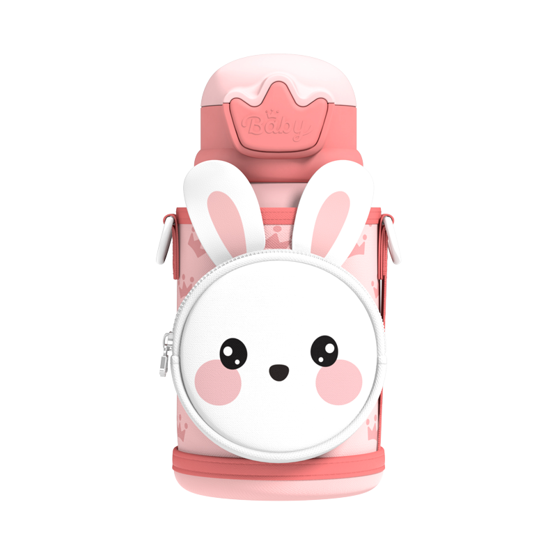 优仅alljoint卫衣熊儿童保温杯女可爱水杯情侣小学生水壶女生超萌保温