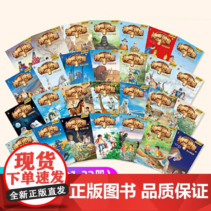 神奇树屋 故事系列基础版全集 32册 进阶版 全套28册 中文版桥梁科普书6-14岁孩子儿童文学幼儿园家庭育儿 中小学生
