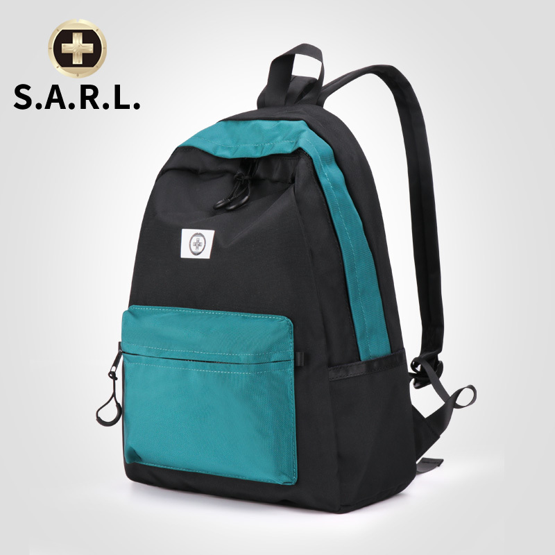 S.A.R.L瑞士双肩包简约初中及以上学生书包双肩包 运动休闲包男女通用尼龙防泼水