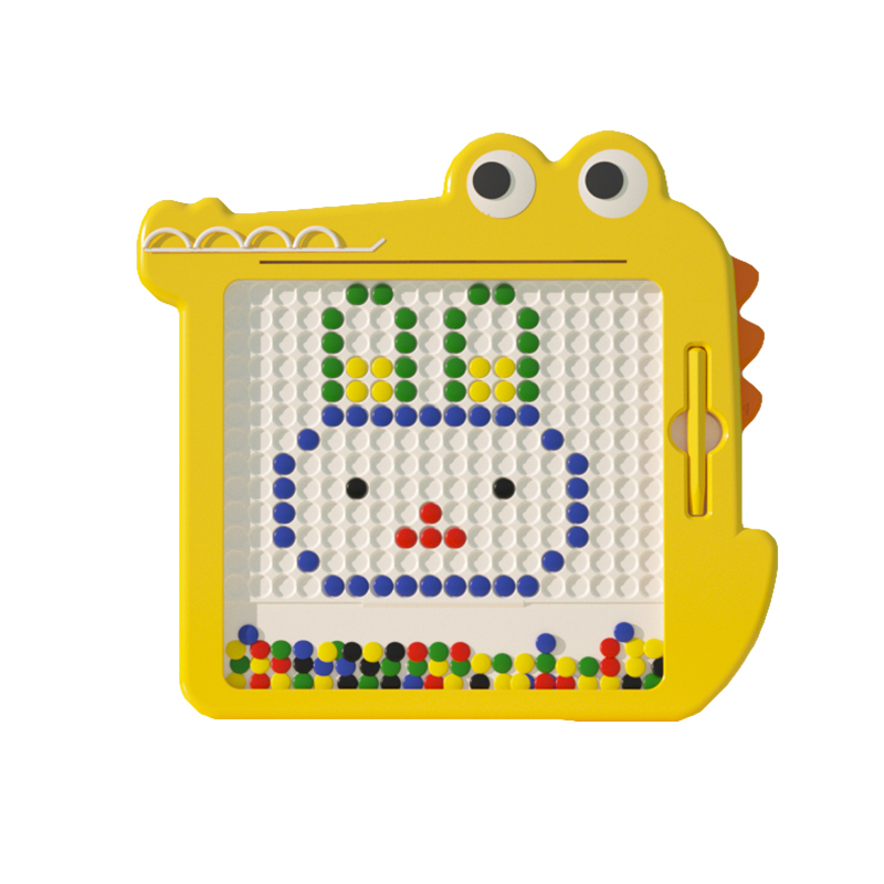 儿童磁性运笔画板益智磁力吸石珠拼图宝宝专注力训练协调锻炼玩具