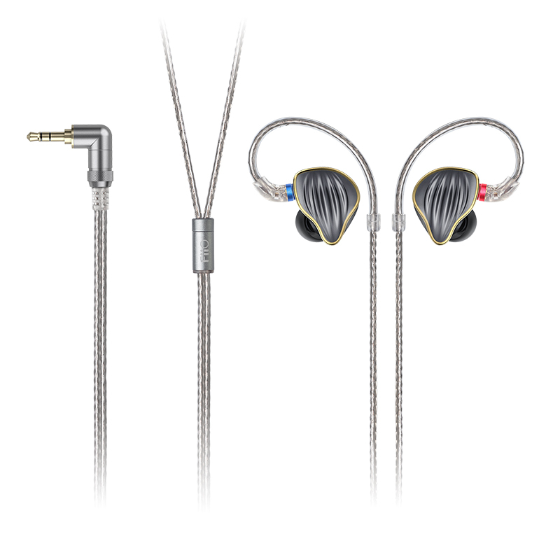 FiiO/飞傲 FH5一圈三铁四单元圈铁耳机HIFI发烧入耳耳机重低音耳塞音乐耳机