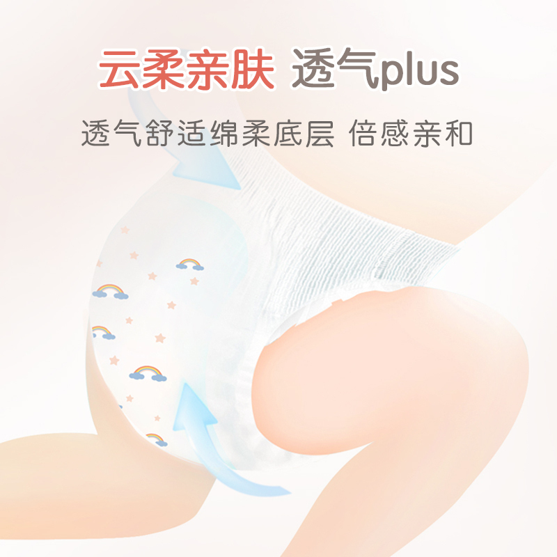 乐可爱美佳婴儿学行裤XXL码32片宝宝夏季柔软超薄拉拉裤适用15kg以上