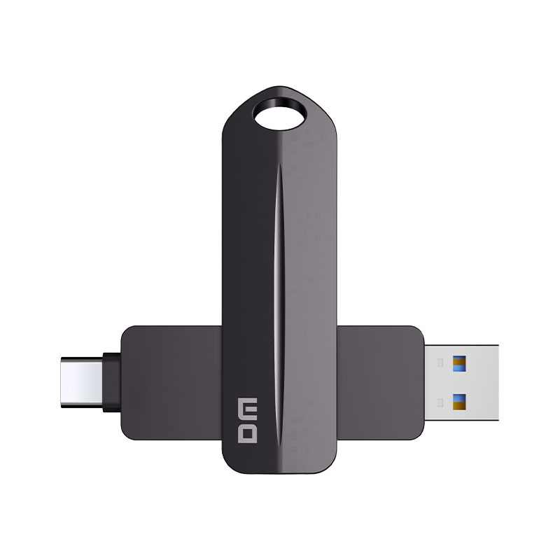 DM大迈 GT580 256G Type-c 固态移动高速U盘 (计价单位:个) 黑色高清大图