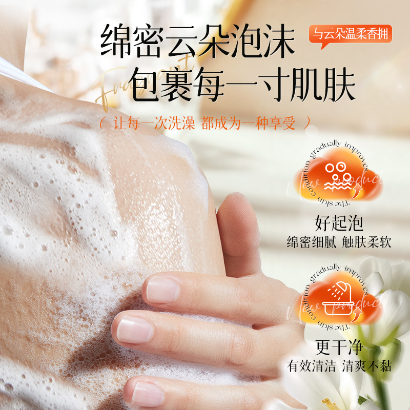 欧丽琦彼岸花开香氛润肤沐浴露1L高清大图