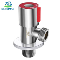 DERUIMAN 热水阀热水器马桶三角不锈钢止水阀 角阀