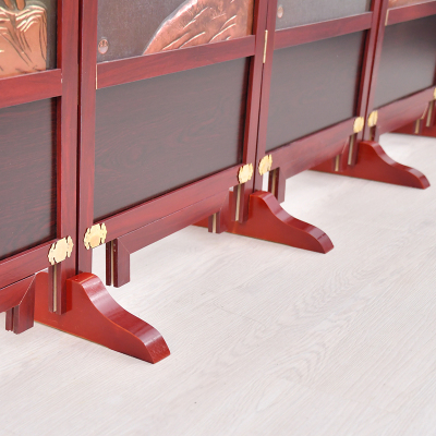 实木屏风专用底座隔断屏风客厅折屏简约现代中式中式卧室实木屏风专用