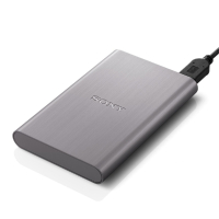 索尼(SONY) HD-E1 移动硬盘(银色）高速USB3.0 经典系列 sony 移动硬盘 1tb 金属机身