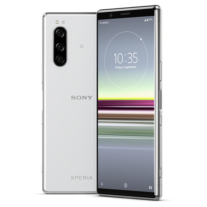 索尼 Sony Xperia 5三摄拍照录影4G游戏骁龙855双卡双待智能手机 灰霜