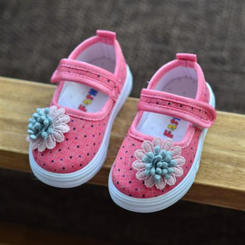 搭啵兔儿童帆布鞋 2021春款女童方口布鞋宝宝鞋单鞋 婴儿软底学步鞋