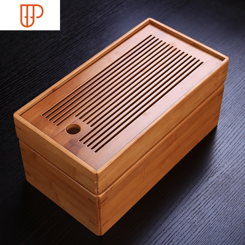 竹制家用功夫茶具茶台茶海简约储水托盘实木迷你小号茶座国泰家和竹制