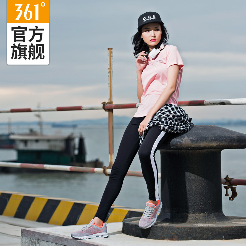 361°女鞋运动鞋2018防滑减震跑步鞋