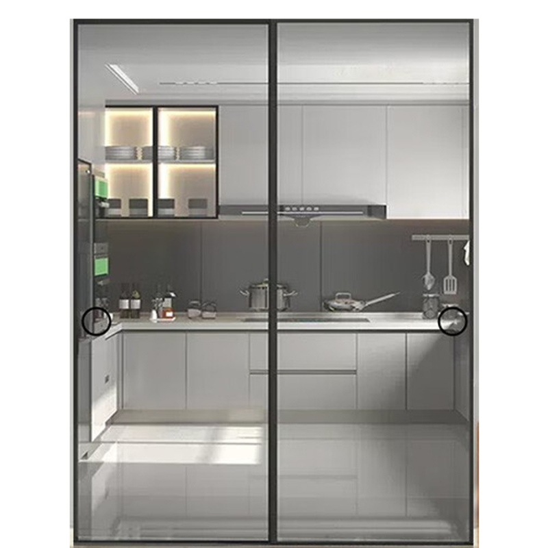 塞纳春天阳台推拉门铝合金门单层3c钢化玻璃超白透玻长虹透玻