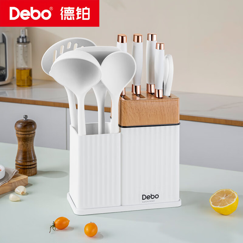 Debo 德铂 摩根森不锈钢刀具套装 多用刀具10件套DEP-952高清大图