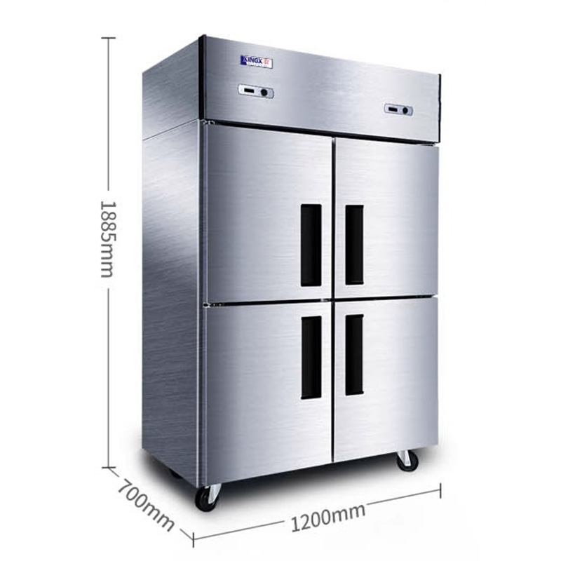 商用双温四门厨房冰箱温度显示 BCD-860Y/BCD-1300Y