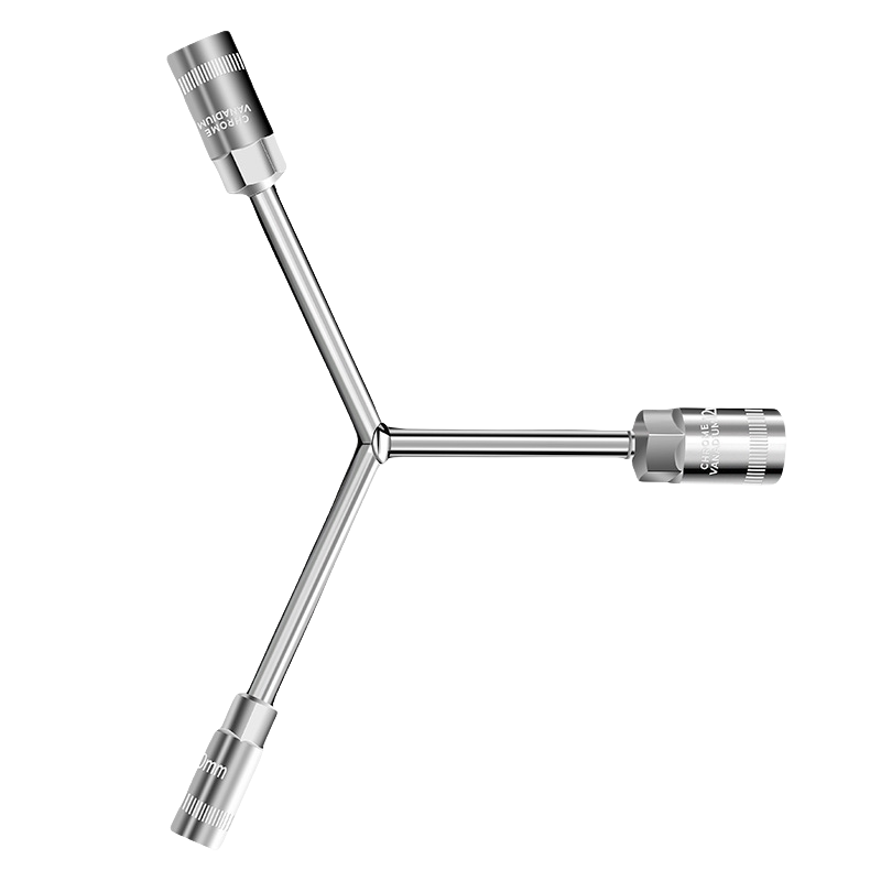 智铮朗月 三叉套筒扳手 短款 14-17-19mm 把高清大图