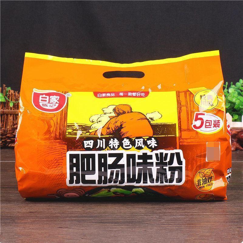 肥肠酸辣粉宽粉细粉白家肥肠粉 成都白记陈家陈记袋装 整箱 免煮 肥肠味粉丝540g*1提(不送)