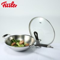菲仕乐(fissler)锅具套装 TZ00000873 亚洲多层钢30厘米中式炒锅 不粘锅 汤锅刀具配件套组