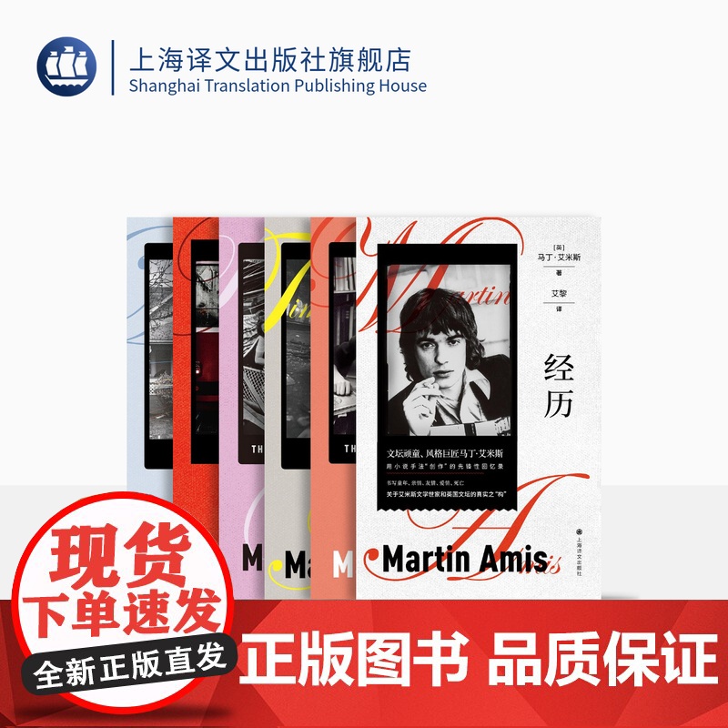 马丁·艾米斯作品系列 经历 时间箭 怀孕的寡妇 灵与魂的夭亡 夜车 雷切尔文件 [英]马丁·艾米斯 著 黑色幽默 上海译高清大图