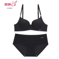 女性感内衣套装调整型聚拢舒适透气文胸小胸显大胸罩 费琳