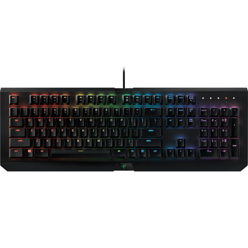 Razer雷蛇黑寡妇蜘蛛X幻彩版台式电脑游戏机械键盘台式青轴电竞
