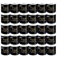 洁柔有芯卷纸擦手卫生纸巾黑Face系列4层140g*30卷BJ168