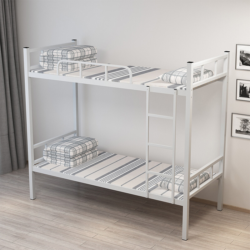 湘渭铁架床钢木床宿舍床经济型加厚型2000X900含床板高清大图