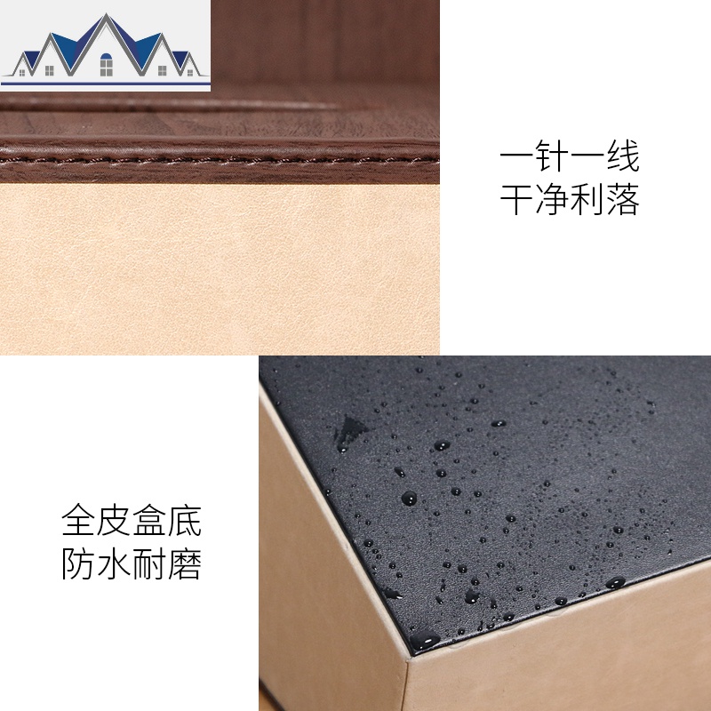 电视遥控器收纳盒杂物家居创意简约多功能家用茶几抽纸纸巾盒客厅 三维工匠高清大图