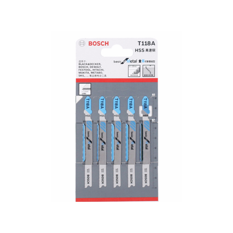 博世(Bosch) 曲线锯锯片T318A(5支装)
