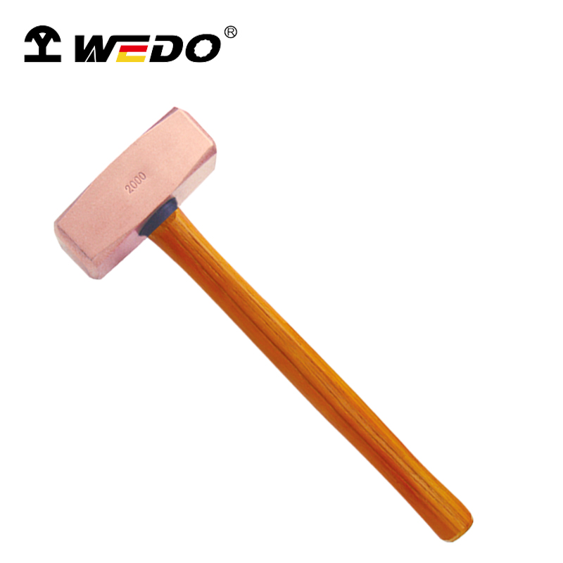 WEDO维度 CO2204B-1014 紫铜木柄德式八角锤 3600g 单位:把高清大图