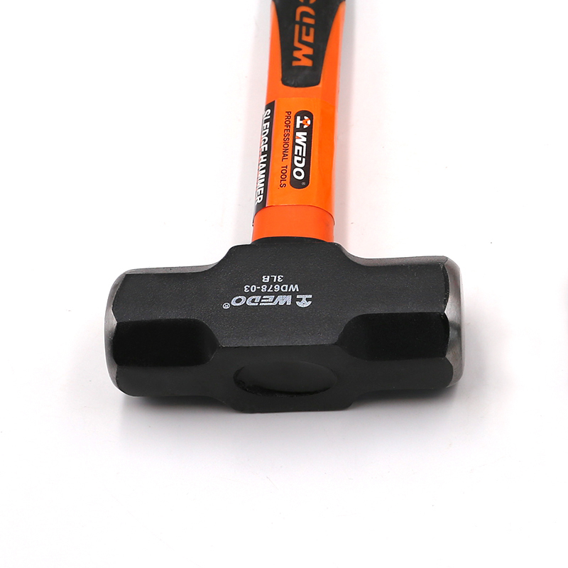 维度（WEDO）WD678-20 包塑柄八角锤 碳钢 20磅（20lb）方头锤 重型手锤高清大图