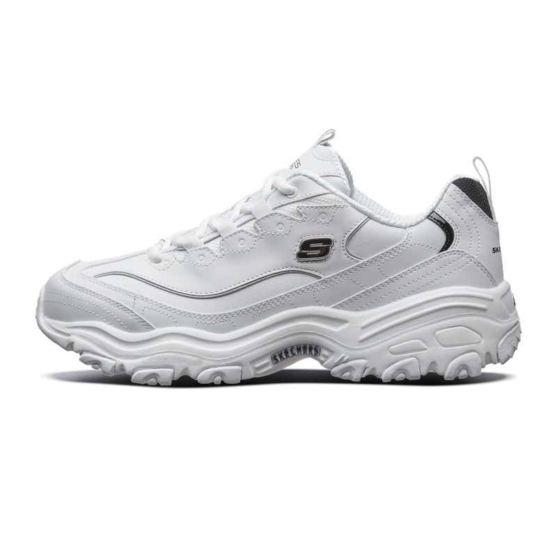 Skechers斯凯奇男鞋小白鞋熊猫鞋休闲运动鞋老爹鞋52676