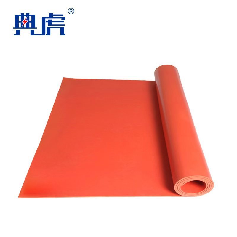 典虎 绝缘垫 红色10mm*1m*5m 卷高清大图
