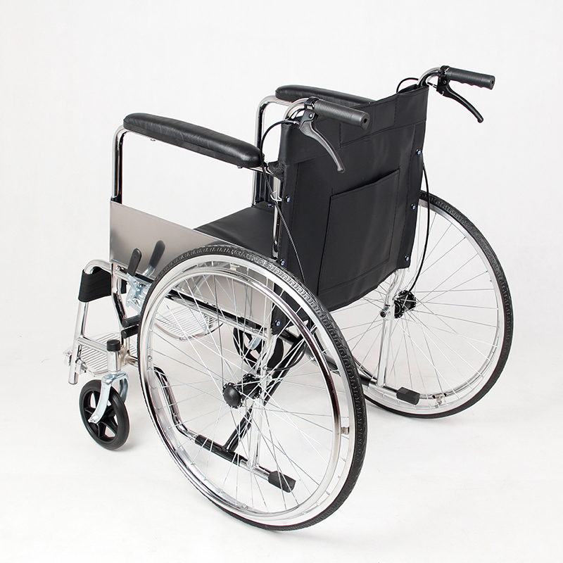 妙坤 功能轮椅 皮革软座高清大图