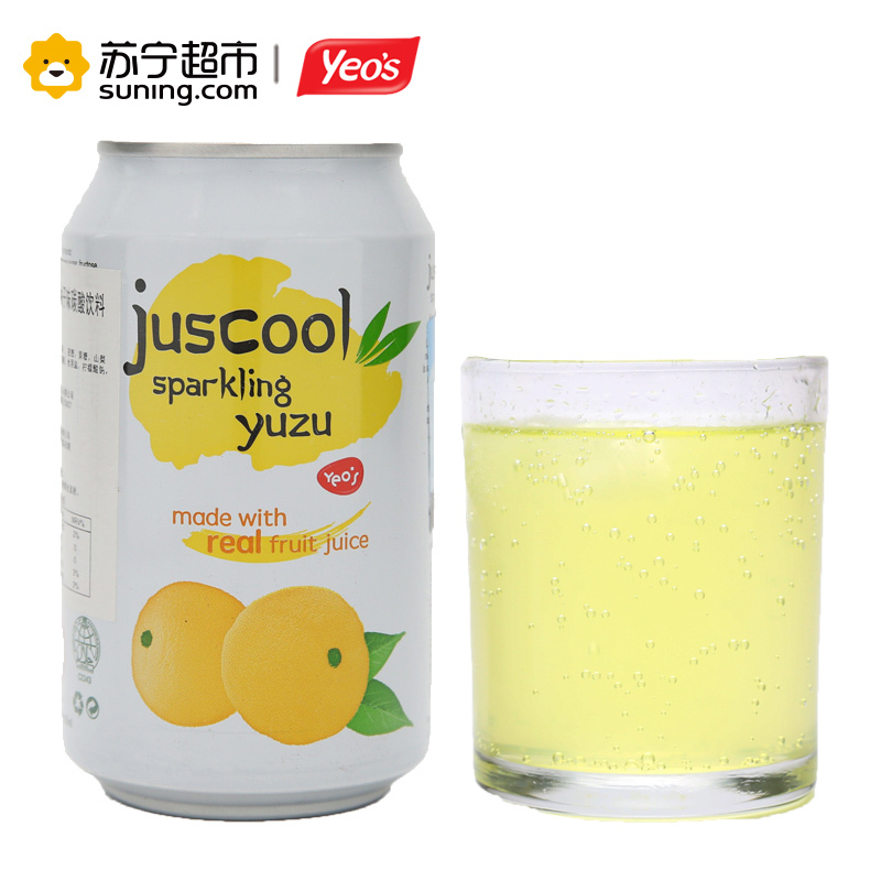 杨协成牌Juscool柚子味碳酸饮料 整箱装