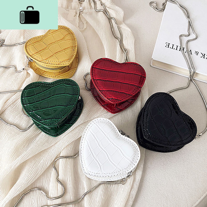 迷你小包包女2020新款韩版洋气链条单肩爱心包时尚百搭斜挎零钱包NEW LAKE高清大图