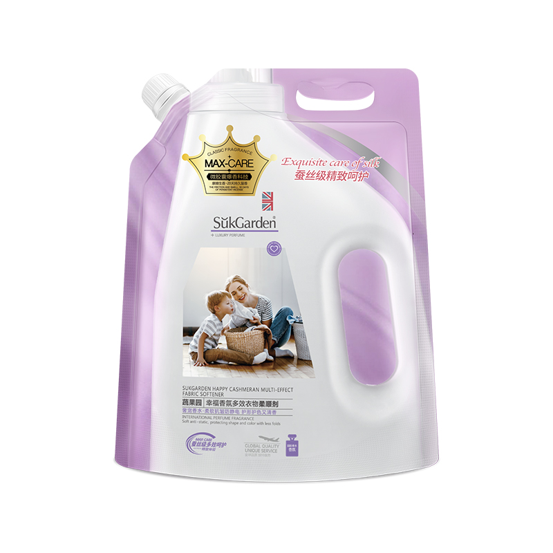 SukGarden蔬果园幸福香氛多效衣物柔顺剂(袋装)1kg.