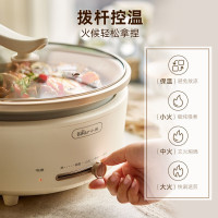 小熊(Bear)电火锅 多功能锅 家用涮烤火锅锅具电煮锅电炒锅分体式火锅锅5L DHG-P50F1