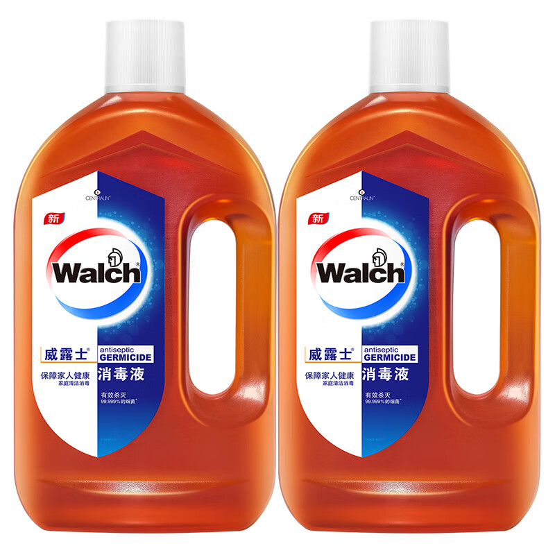 威露士 消毒液1.6L*2 衣物除菌消毒水宠物环境杀菌非84酒精可配洗衣液使用