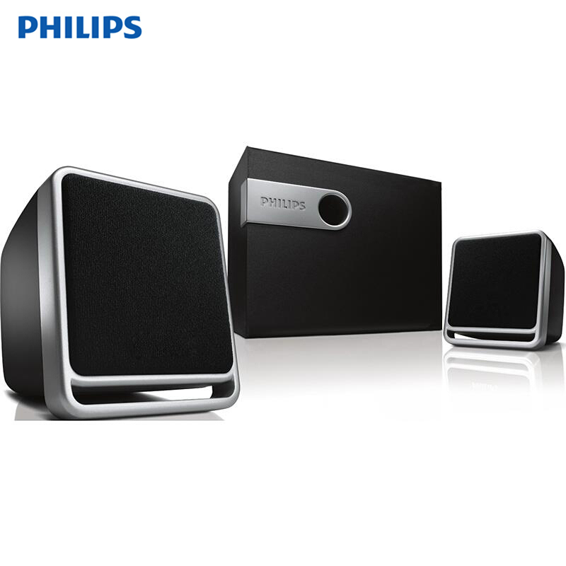 飞利浦(PHILIPS) SPA2341电脑音响台式低音炮多媒体2.1家用客厅游戏音箱(单位:件)