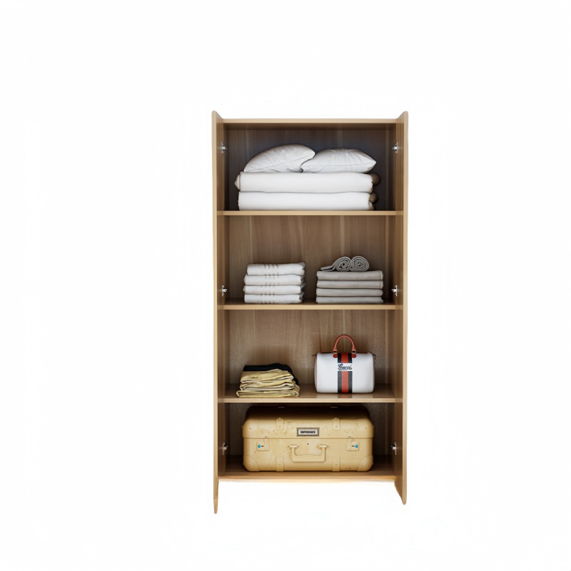 金佑莱 板式更衣柜(二门) 900×400×1850mm JYL001 组高清大图