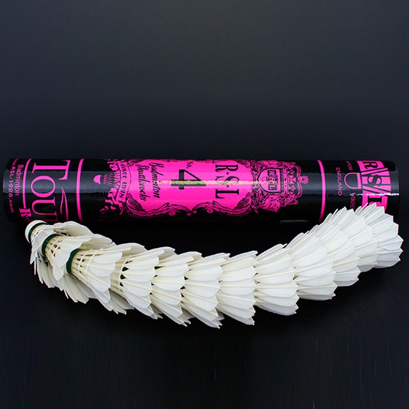 亚狮龙 RSL 4号球 羽毛球比赛用球 耐打稳定 4号球(12只装)77速 bd