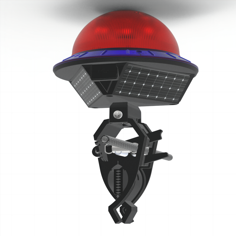 傲芒 AM-BZD-24 太阳能声光警示灯 (计价单位：盏)红色高清大图