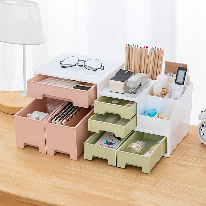 书香人嘉 办公桌置物架桌上学生书桌收纳神器桌面办公用品文具收纳盒