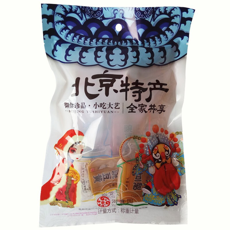 御食园 豌豆黄400g 老北京特产传统小吃 宫廷糕点休闲零食独立小包