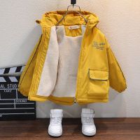 男童外套春秋款儿童外套春款中小童痞帅气衣服6到7岁夹克 110 2028小猫加绒外套黄色